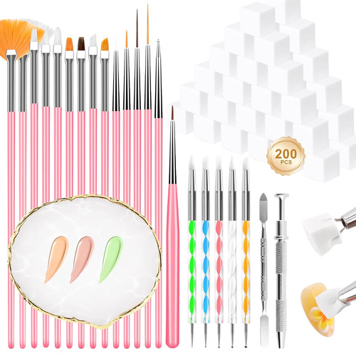 Nail art tools 200pcs - nail, tools,